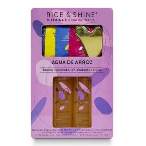 Rice & Shine, KIt Face Agua Rice, 2 x 200 ml Cada Uno