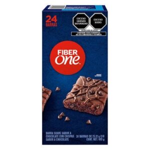 Fiber One Bars Suave Style Brownie with Chocolate Chips 24 x 25 g