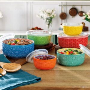 Signature Housewares Incorporated, Tazones Ceramic with Tapa, 12 Pieces