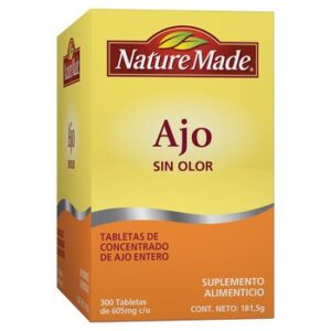 Nature Made Garlic without olor 300 tabletas
