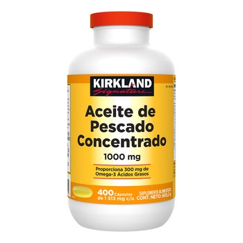 Kirkland Signature Oil Pescado 1,000 mg 400 Capsules