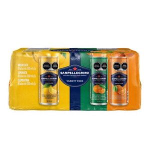 San Pellegrino Sparkling Mineral Water Flavored Mix Pack 24 x 330 ml