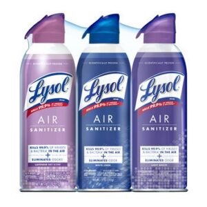Lysol Air Sanitizante Ambiental 3 x 283 g