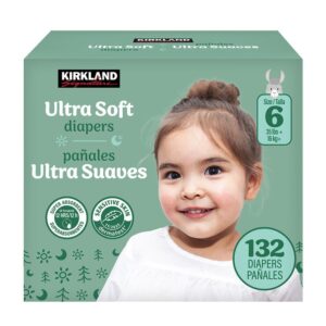 Kirkland Signature Unisex Diapers Stage 6, 132 Count