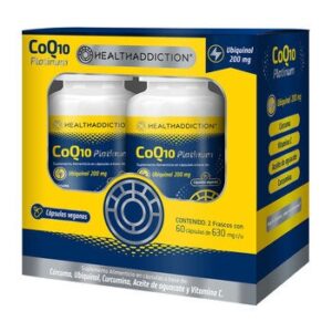 HealthAddiction COQ10 2 Frascos 60 Capsules Each
