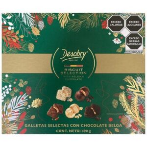 Desobry Assortment Cookies Selected with Belgian Chocolate 490 g