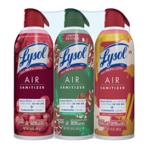 Lysol Air Sanitizing Spray Holiday Edition delivery to villas and hotels in Los Cabos