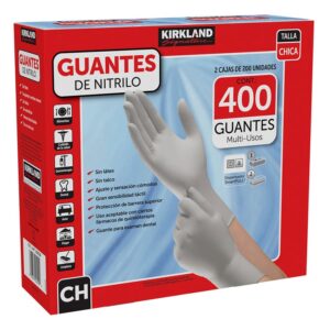 Kirkland Signature Nitrile Gloves Small delivery to villas and hotels in Los Cabos