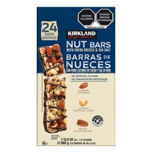 Kirkland Signature Nut Bars with Cocoa & Sea Salt 24 x 40 g
