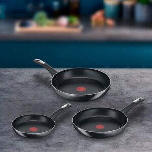 T-Fal, Set 3 Frying Pans Hard Titanium