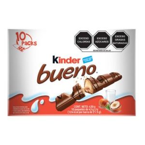 Kinder Bueno Bars Filled Hazelnut Spread 10 x 43 g