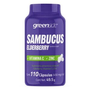 Greenside Sambucus Elderberry Vitamin C & Zinc 110 Capsules