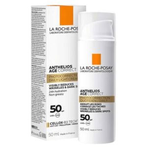La Roche-Posay Anthelios Sunscreen Age Correct Cream Ligera SPF 50+ SPF