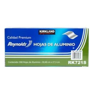 Kirkland Signature Aluminum Foil Sheets 500 Pieces