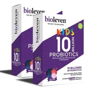 Bioleven Kids Probióticos 10 Billones 2 Boxes with 20 Tabletas Each