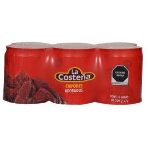 La Costeña Chiles Chipotles 6 x 220 g
