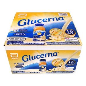 Glucerna Flavor Vanilla Box of 16 Containers 237ml Each
