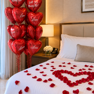 Will You Marry Me Heart Balloon Bouquets — Cabo Delivery balloons in Cabo San Lucas