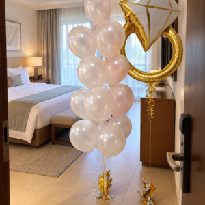 Engagement Ring & 15-Balloon Bouquet — Cabo Delivery balloons in Cabo San Lucas