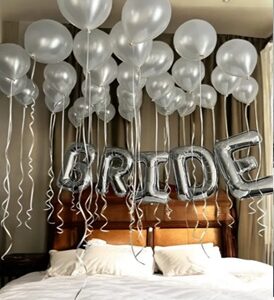 Bride Letter Room Decor with 25 Helium Balloons — Cabo Delivery balloons in Cabo San Lucas