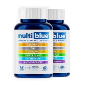 Multiblue Vitamin C 2 frascos 60 Capsules