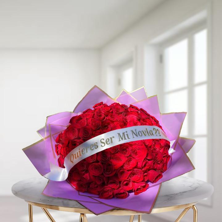 Personalized Grand Rose Bouquet — Cabo Delivery flowers in Cabo San Lucas