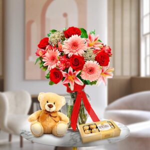 New Baby Girl Flower Vase Gift — Cabo Delivery flowers in Cabo San Lucas
