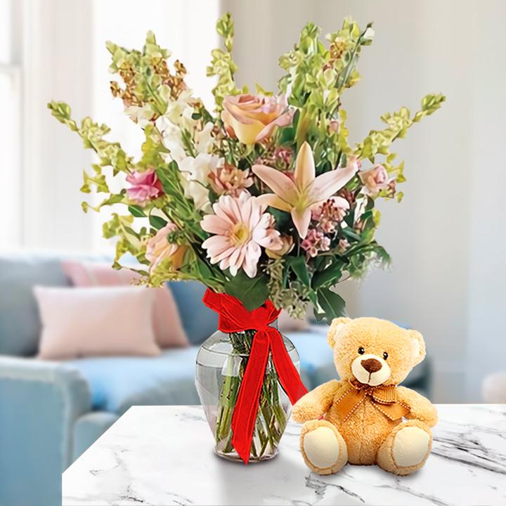 I Love You Mixed Flower Gift — Cabo Delivery flowers in Cabo San Lucas