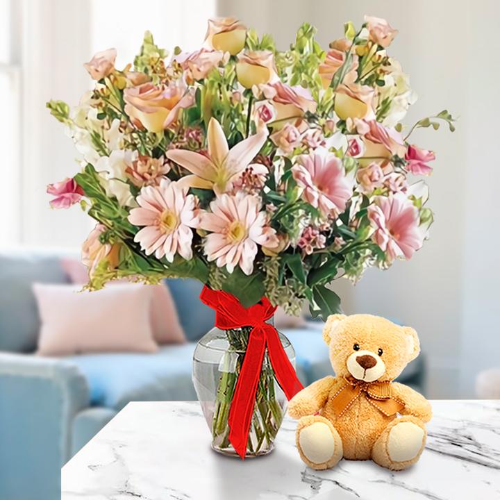 I Love You Mixed Flower Gift — Cabo Delivery flowers in Cabo San Lucas