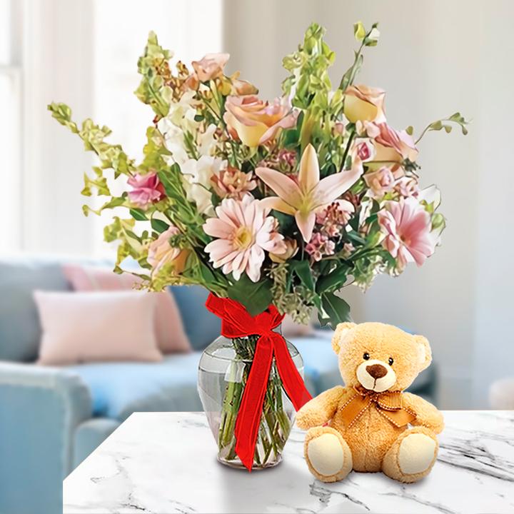 I Love You Mixed Flower Gift — Cabo Delivery flowers in Cabo San Lucas
