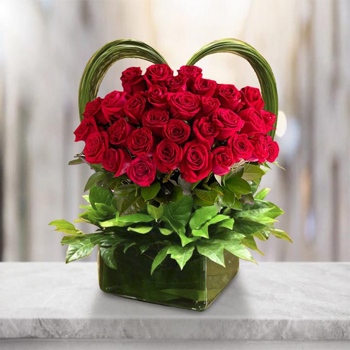 Love for You Rose Arrangement — Cabo Delivery flowers in Cabo San Lucas