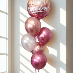Classic Six-Balloon Helium Bouquet — Cabo Delivery balloons in Cabo San Lucas