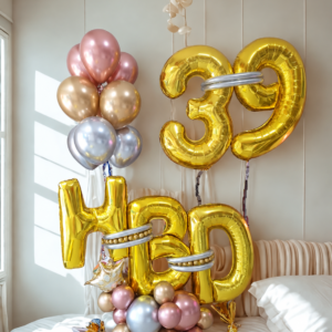 Happy Birthday Letters & Jumbo Number Celebration — Cabo Delivery balloons in Cabo San Lucas