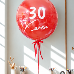 Personalized 24-Inch Bubble Balloon — Cabo Delivery balloons in Cabo San Lucas