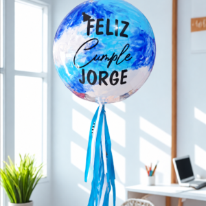 Celebration Message 24-Inch Bubble Balloon — Cabo Delivery balloons in Cabo San Lucas