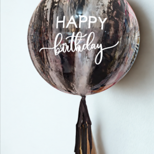 Personalized 36-Inch Bubble Balloon — Cabo Delivery balloons in Cabo San Lucas