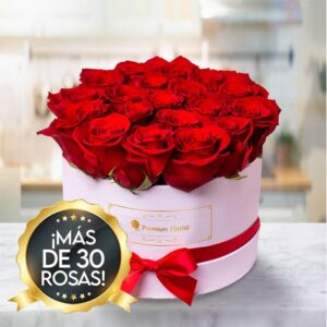 Red Roses in a White Box — Cabo Delivery flowers in Cabo San Lucas