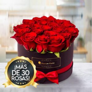 Red Roses in a Black Box — Cabo Delivery flowers in Cabo San Lucas