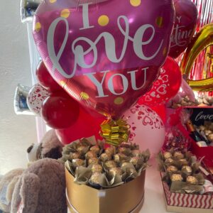 I Love You Balloon And Chocolates — Cabo Delivery balloons in Cabo San Lucas