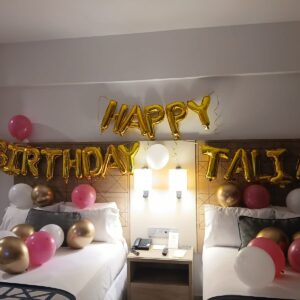 Birthday Name Banner & Latex Balloons — Cabo Delivery balloons in Cabo San Lucas