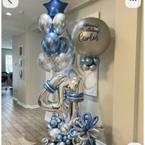 Birthday Letters & Number Balloon Display — Cabo Delivery balloons in Cabo San Lucas