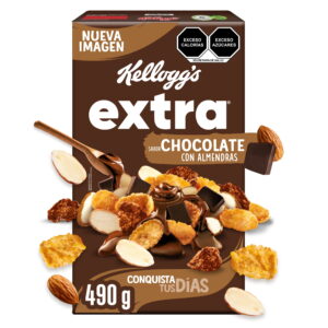 Kellogg's Extra Chocolate Almond Cereal 490 g