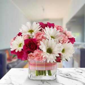Lovely Pleasure Mixed Flower Vase — Cabo Delivery flowers in Cabo San Lucas