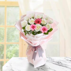 Special Occasion Rose & Gerbera Bouquet — Cabo Delivery flowers in Cabo San Lucas