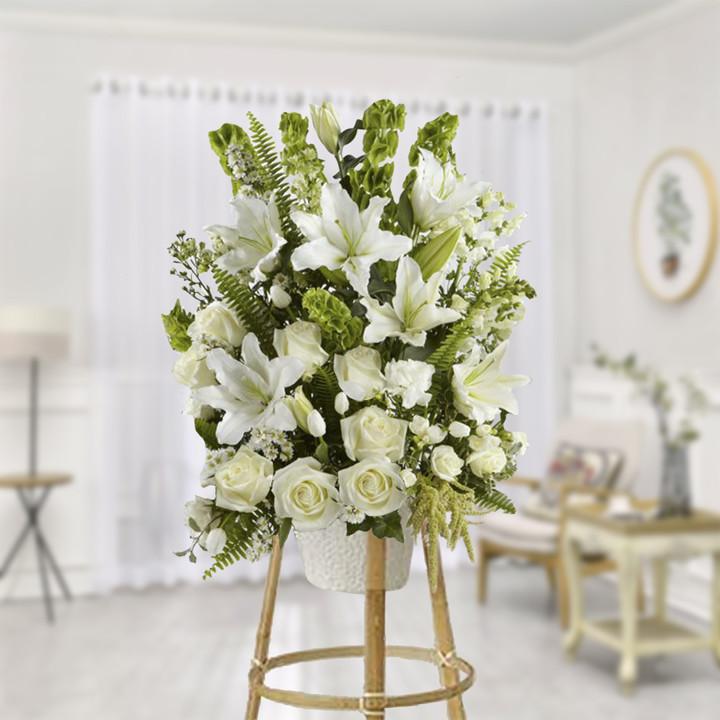 Pure Sympathy Flower Arrangement — Cabo Delivery flowers in Cabo San Lucas