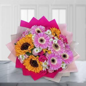 Mixed Garden Flower Bouquet — Cabo Delivery flowers in Cabo San Lucas
