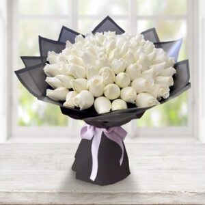 White Rose Bouquet — Cabo Delivery flowers in Cabo San Lucas