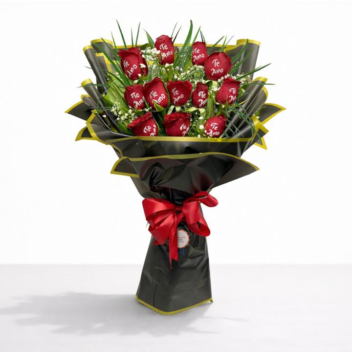 Message Rose Bouquet — Cabo Delivery flowers in Cabo San Lucas