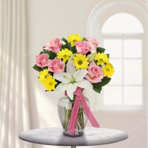 Deep Romance Flower Vase — Cabo Delivery flowers in Cabo San Lucas