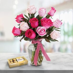 Magic Pink Roses & Chocolates — Cabo Delivery flowers in Cabo San Lucas